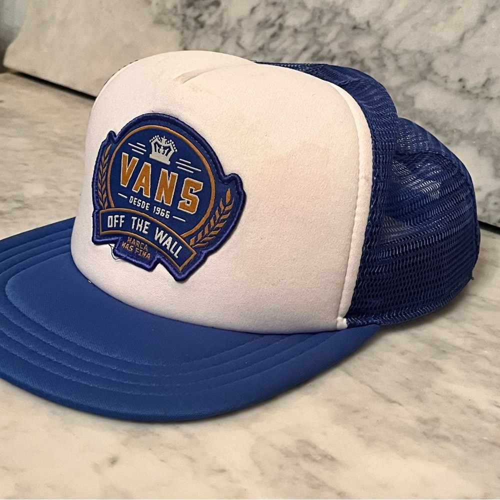 Vans Classic Blue and White Mesh Cap
